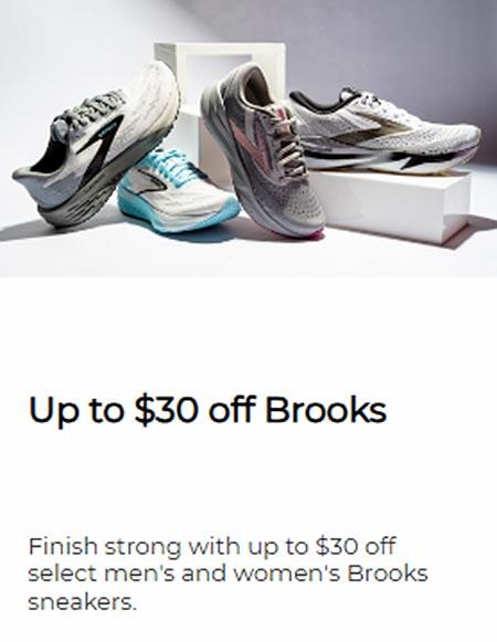 Up to $30 Off Brooks