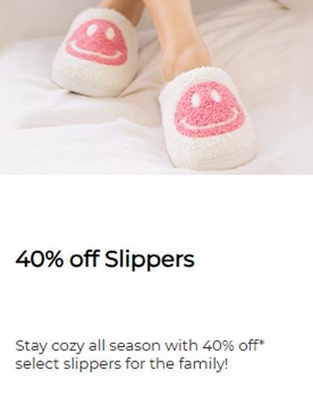 40% Off Slippers
