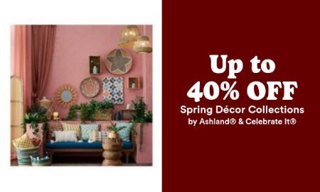 Up to 40% Off Spring Décor Collections
