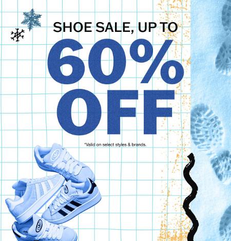 Shoe Sale, Up to 60% off