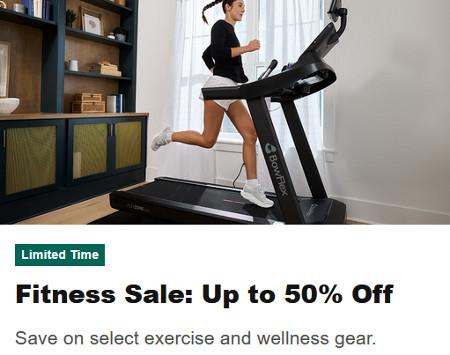 Fitness Sale: Up to 50% off