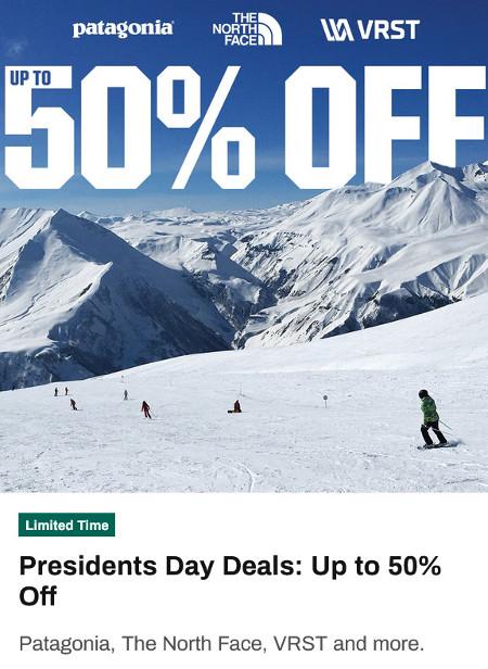 Presidents Day Deals: Up to 50% Off