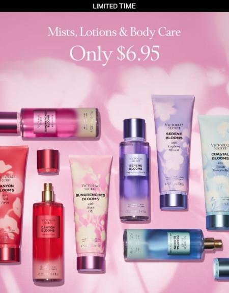 Mists, Lotions and Body Care Only $6.95