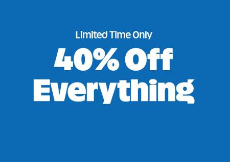40% off Everything