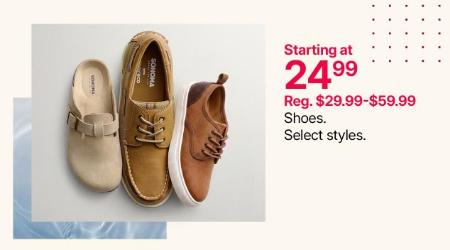 Starting at $24.99 Shoes