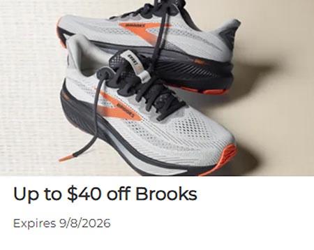 Up to $40 Off Brooks