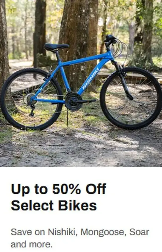 Capital City Mall ::: Up to 50% Off Select Bikes
