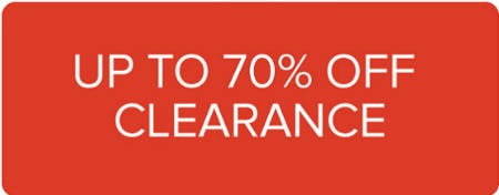 Up to 70% Off Clearance