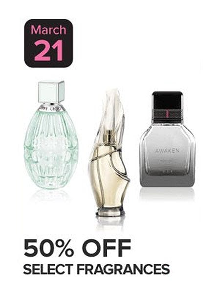 50% Off Select Fragrances
