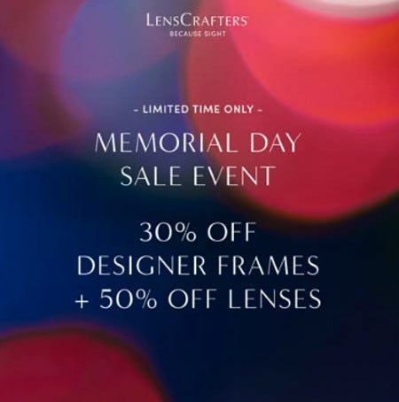 MEMORIAL DAY SALE EVENT