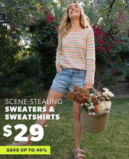 $29 Sweaters and Sweatshirts