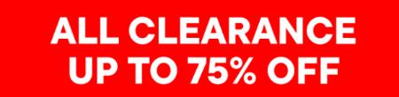 Up to 75% Off All Clearance