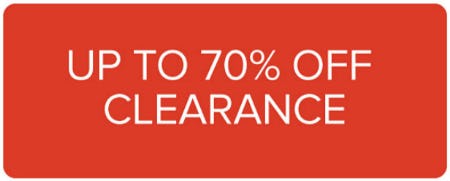 Up to 70% Off Clearance