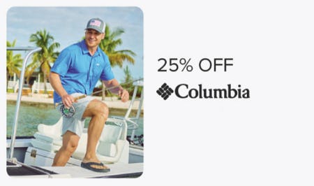 25% Off Columbia