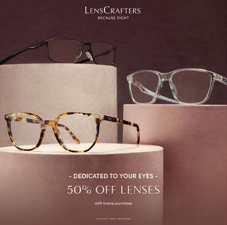 50% OFF LENSES