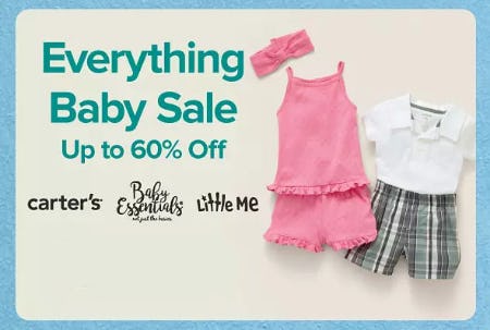 Everything Baby Sale Up to 60% Off