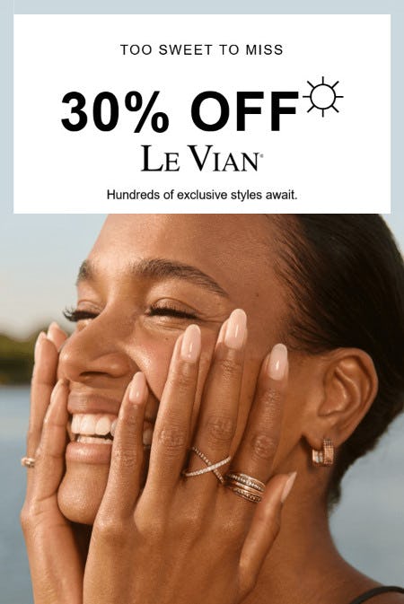 30% off Le Vian