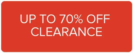 Up to 70% Off Clearance