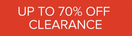 Up to 70% Off Clearance