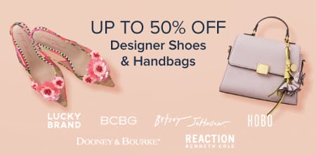 Up to 50% Off Designer Shoes & Handbags