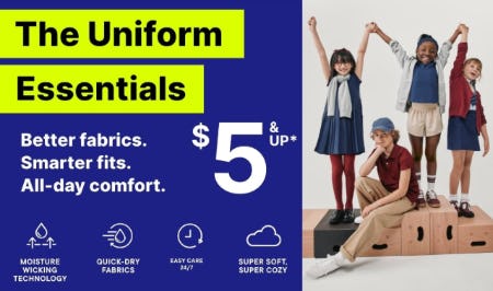 The Uniform Essentials $5 & Up