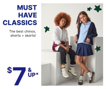 Must Have Classics $7 & Up