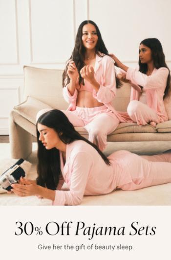 30% off Pajama Sets