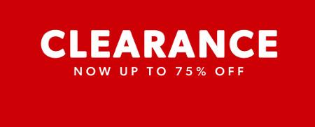 Clearance Now Up to 75% off
