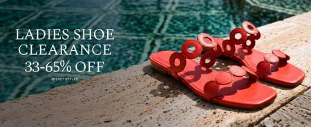 Ladies Shoe Clearance 33-65% off