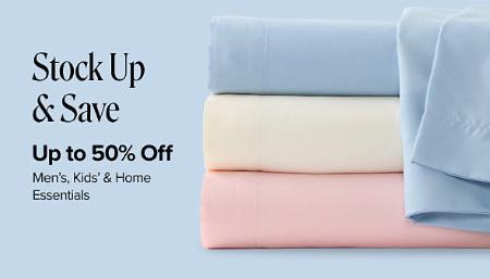 Up to 50% Off Men's, Kids' & More
