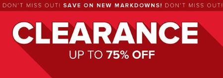 Clearance Up to 75% Off