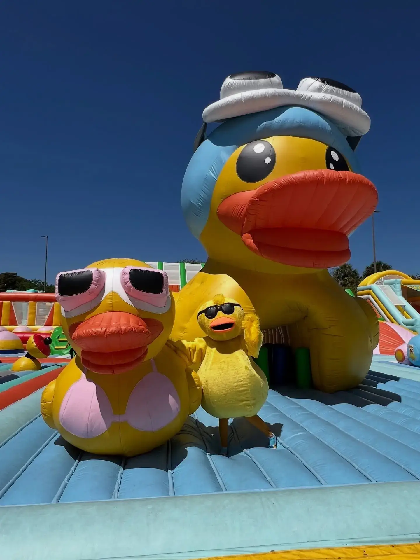 The Royal Duck Bounce House at Edison Mall!