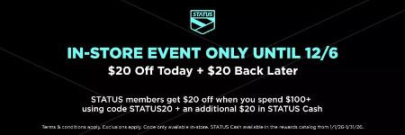 Double Your Status Savings