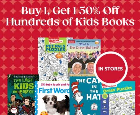 Buy 1, Get 1 50% Off Hundreds Of Kids Books