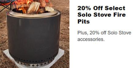 20% Off Select Solo Stove Fire Pits