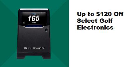 Up to $120 Off Select Golf Electronics