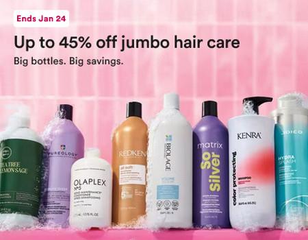 Up to 45% off Jumbo Hair Care