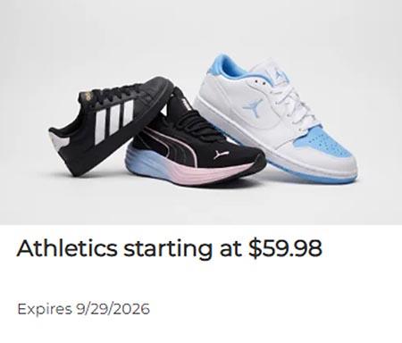 Athletics Starting at $59.98