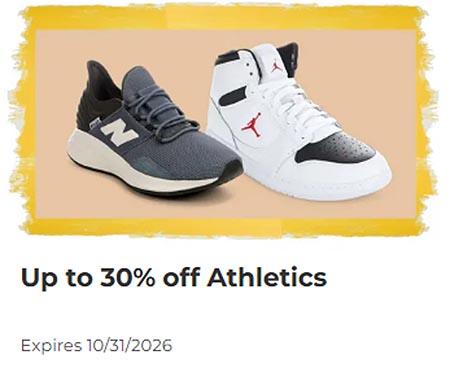 Up to 30% Off Athletics