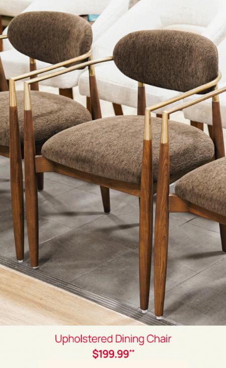 Upholstered Dining Chair $199.99