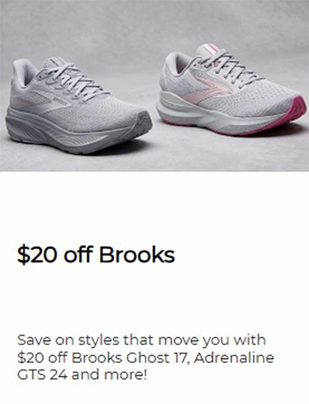 $20 Off Brooks