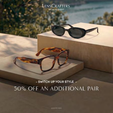 50% OFF AN ADDITIONAL PAIR