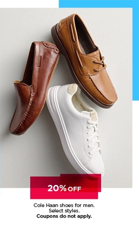 20% Off Cole Haan Shoes For Men