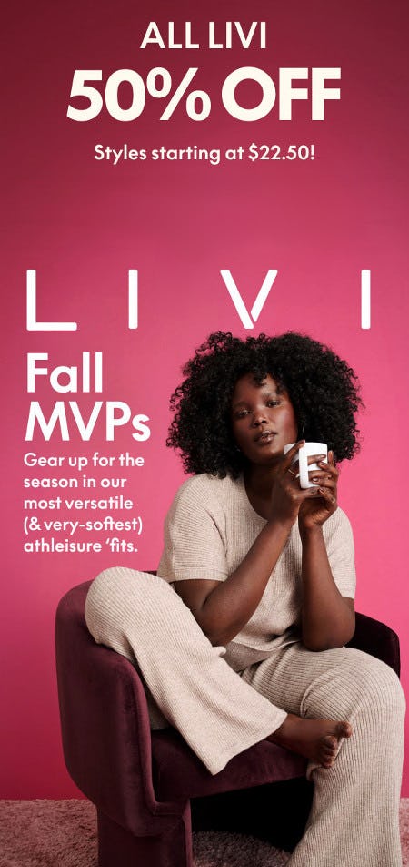 All LIVI 50% off
