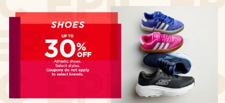 Shoes Up to 30% Off