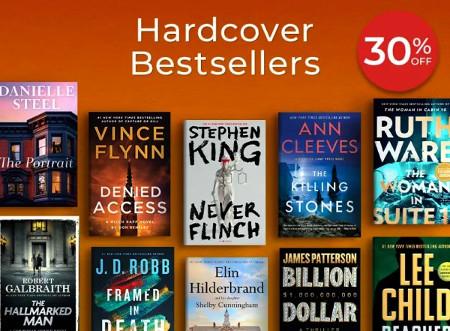 30% off Hardcover Bestsellers