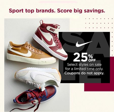25% Off Select Styles on Sale