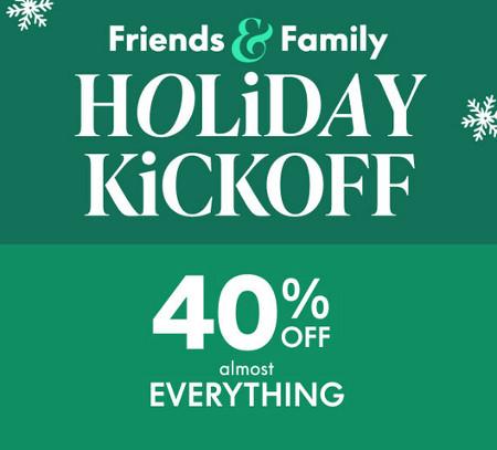 40% off Almost Everything
