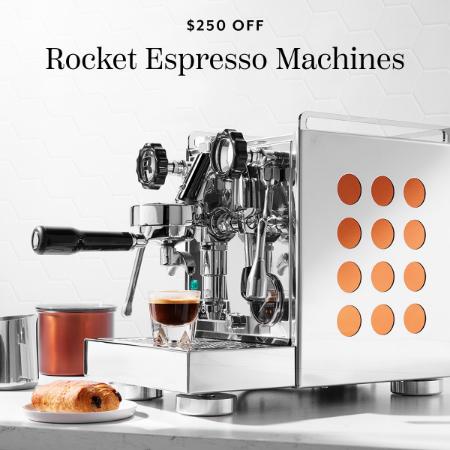 $250 Off Rocket Espresso Machines