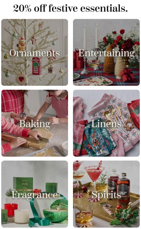 20% Off Festive Essentials